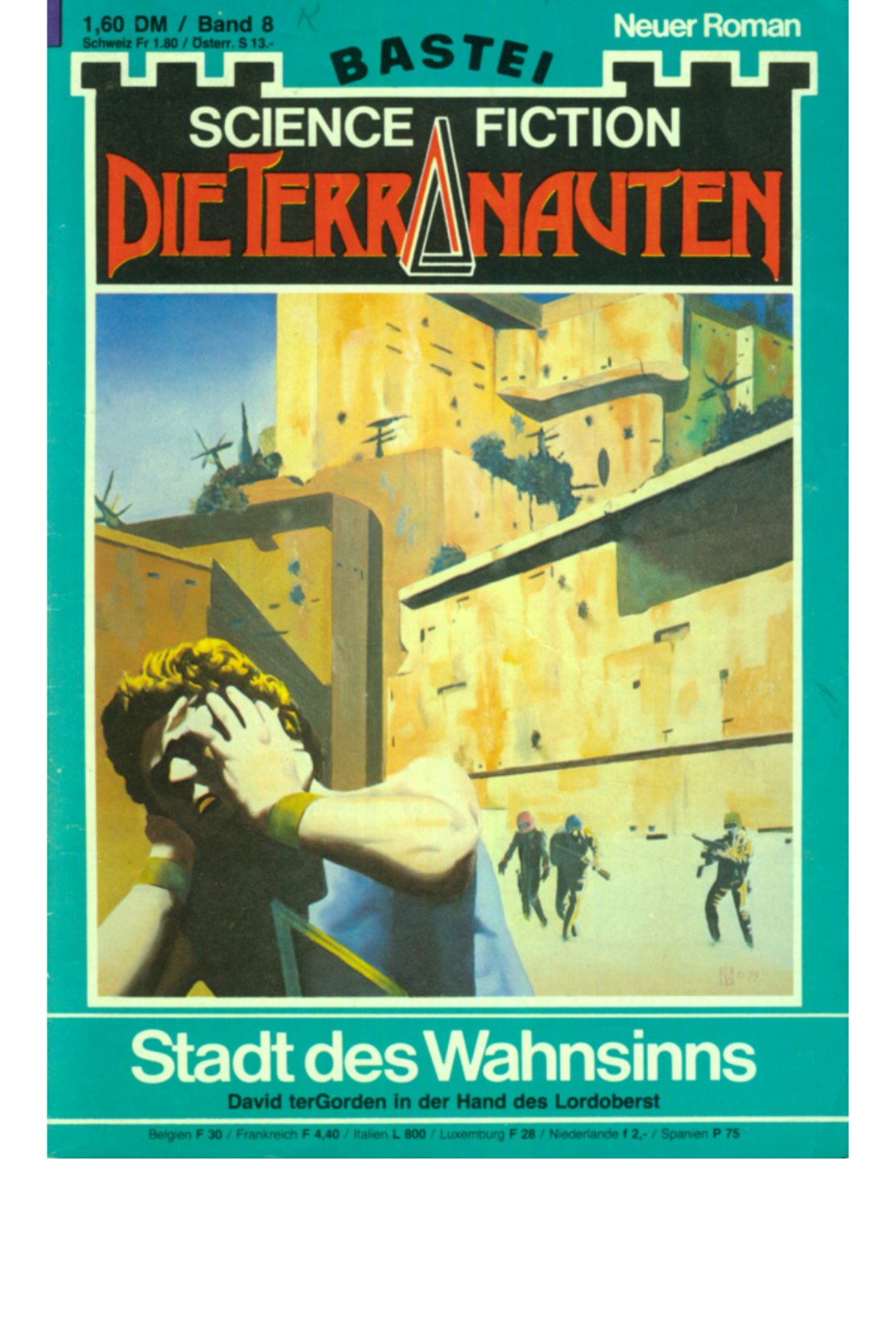 Original cover: Stadt des Wahnsinns