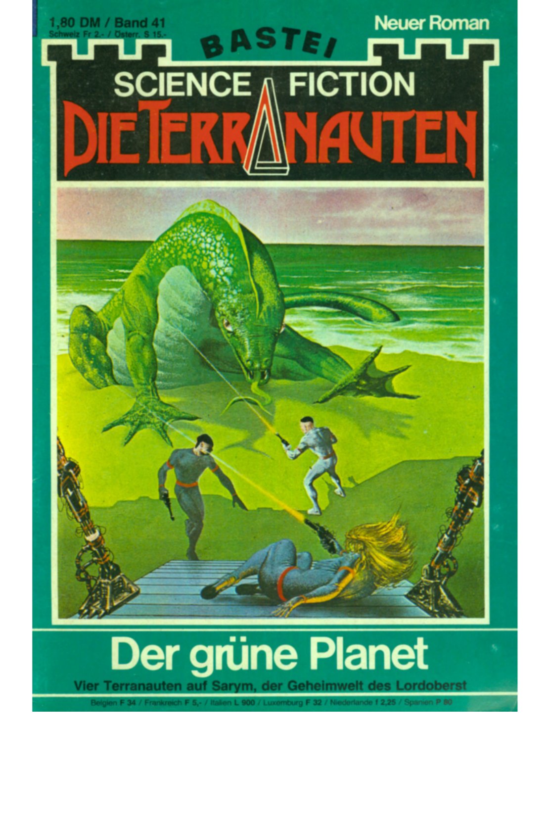 Original cover: Der gruene Planet
