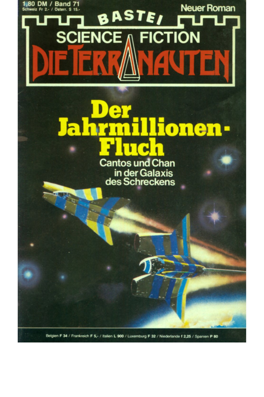 Original cover: Der Jahrmillionen-Fluch
