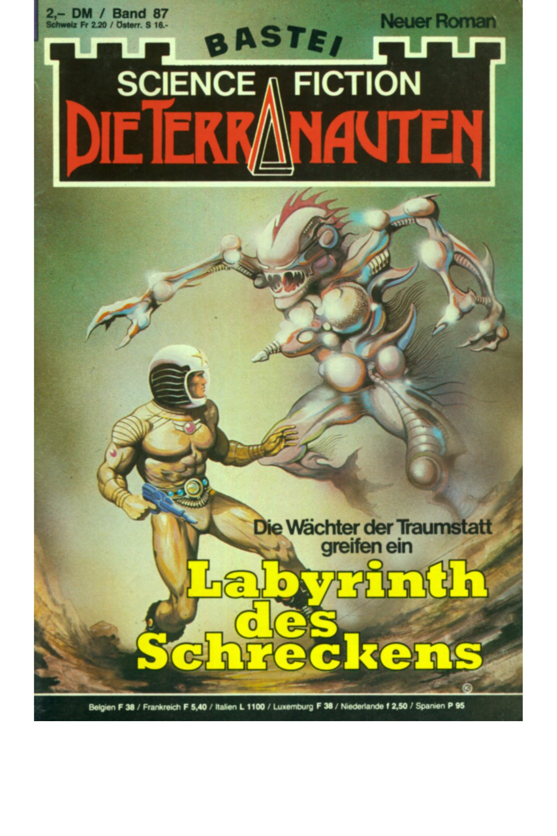 Original cover: Labyrinth des Schreckens