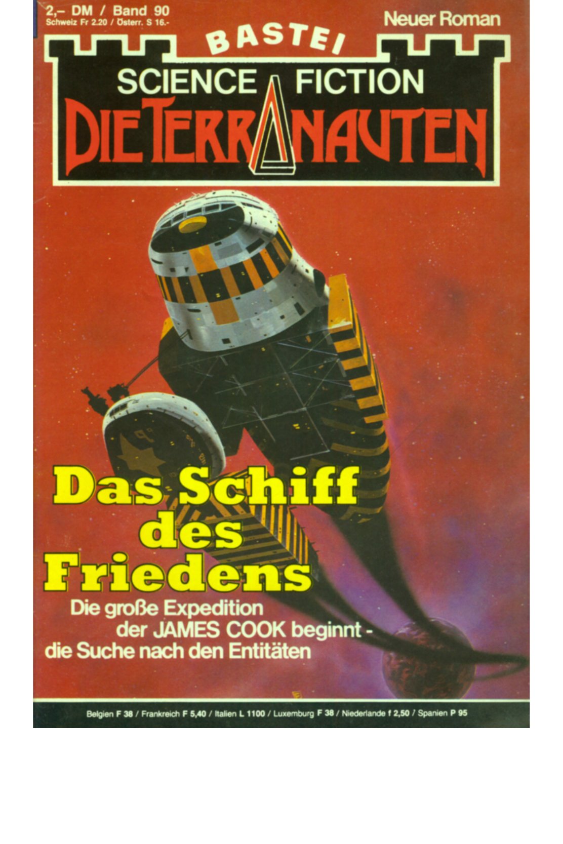 Original cover: Das Schiff des Friedens